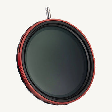 Haida PROII CPL-VND filter with red adjustment ring and silver lever