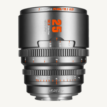 7Artisans Hope Series 25mm T2.1 Cine Lens / S35