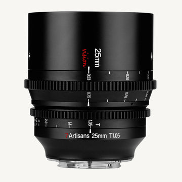 7Artisans Vision Series 25mm T1.05 Cine Lens / APS-C