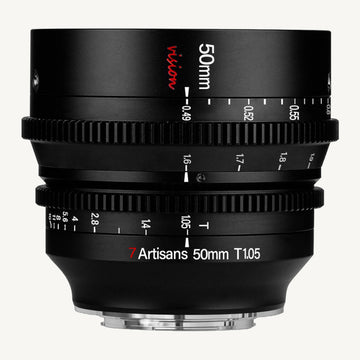 7Artisans Vision Series 50mm T1.05 Cine Lens / APS-C