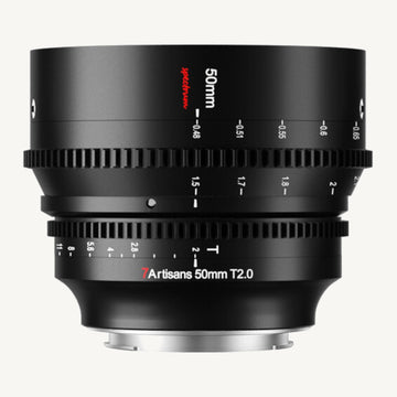 7Artisans Spectrum Series 50mm T2.0 Cine Lens / Full-Frame
