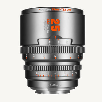 7Artisans Hope Series 25mm T2.1 Cine Lens / S35
