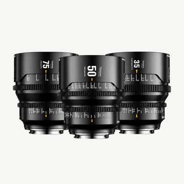 7Artisans Dream Series Cine 3 Lens Kit / 35mm / 50mm / 75mm / Full Frame