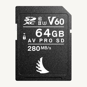 Angelbird 64GB AV Pro MK2 U3 V60 UHS-II SDXC Memory Card