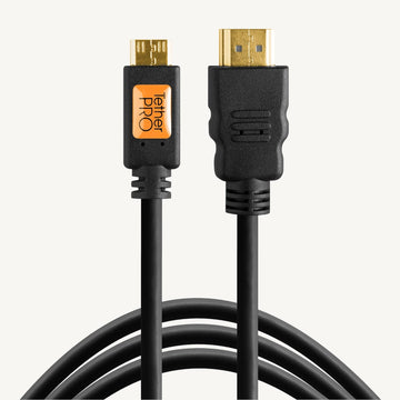 Tether Tools TetherPro Mini-HDMI C to HDMI A Cable / TPHDCA6 / 6'