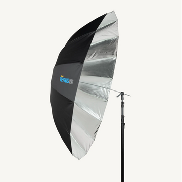 Jenie VENUS Deep Parabolic Umbrella with Diffuser / 180cm / Silver
