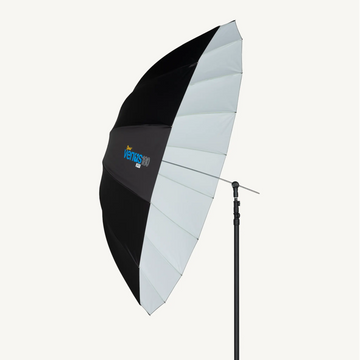 Jenie VENUS Deep Parabolic Umbrella with Diffuser / 180cm / White