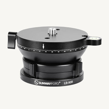 Sunwayfoto LB-90R Leveling Base with Butterfly Collar and Rotating Top Plate
