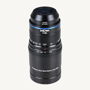 Laowa Aksen 45mm f/2.8 1-5X Ultra Macro APO