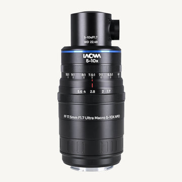 Laowa Aksen 17.5mm f/1.7 5-10X Ultra Macro APO with Coaxial Illumination Lens