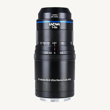 Laowa Aksen 45mm f/2.8 1-5X Ultra Macro APO