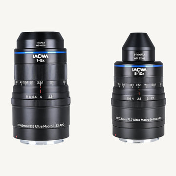 Laowa Aksen Ultra Macro APO 2 Lens Kit / 45mm / 17.5mm / Full Frame