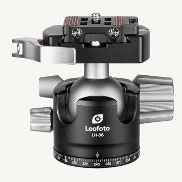 Leofoto Low Profile Ball Head with Plate / LH-36LR + NP-50