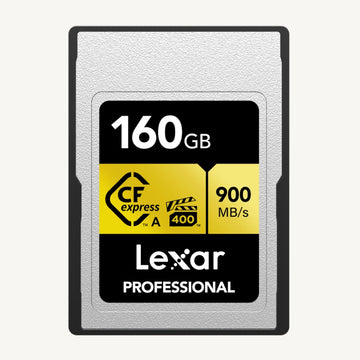 Lexar 160GB Professional CFexpress Type A Memory Card / Gold
