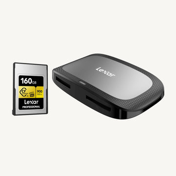 Lexar 160GB CFexpress Type A Gold + USB 3.2 Reader Combo