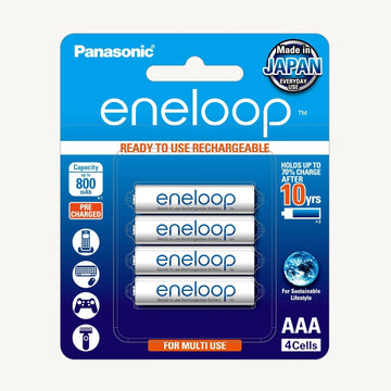 Panasonic Eneloop AAA Rechargeable Ni-MH Batteries 800mAh