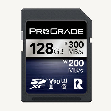 ProGrade Digital 128GB U3 V90 UHS-II SDXC Iridium Memory Card