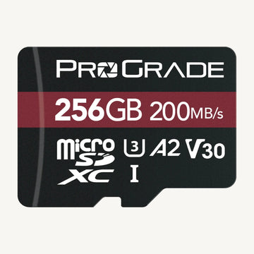 ProGrade Digital 256GB U3 V30 Micro SDXC UHS-I Memory Card