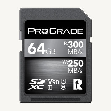 ProGrade Digital  64GB U3 V90 UHS-II SDXC Memory Card