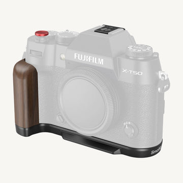 SmallRig 4784 L-Shape Mount Plate with Wooden Handle for Fujifilm X-T50