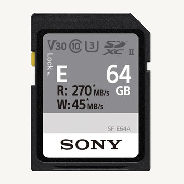 Sony 64GB SF-E Series UHS-II SDXC Memory Card