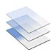 LEE Filters Sky Blue Grad Resin Filter Set (Sky Blue 1, 2, 3) - Hard / 100x150mm / 4x6”