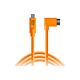 Tether Tools TetherPro USB C to 3.0 Micro B Right Angle Cable / CUC33R15-ORG